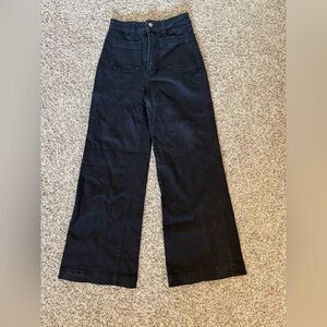 ROLLA'S Black Wide-Leg Jeans